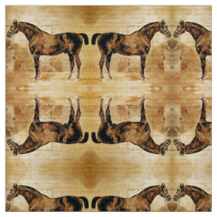 TELA CABALLO INGLÉS EN ESTABLE