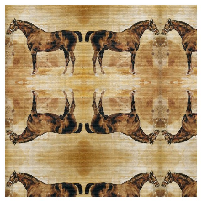 TELA CABALLO INGLÉS EN ESTABLE (Retal)