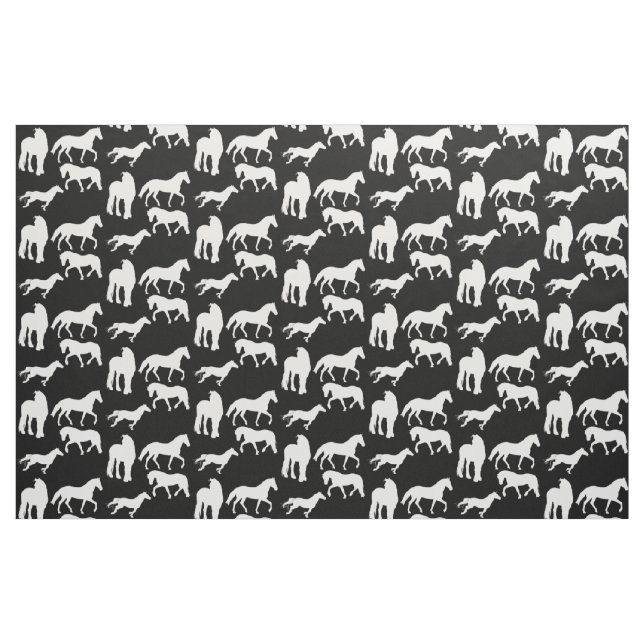 Tela Caballos ("Cuarto gordo" (fat quarter))
