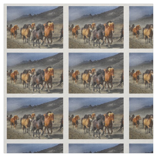 Tela Caballos salvajes (Retal)