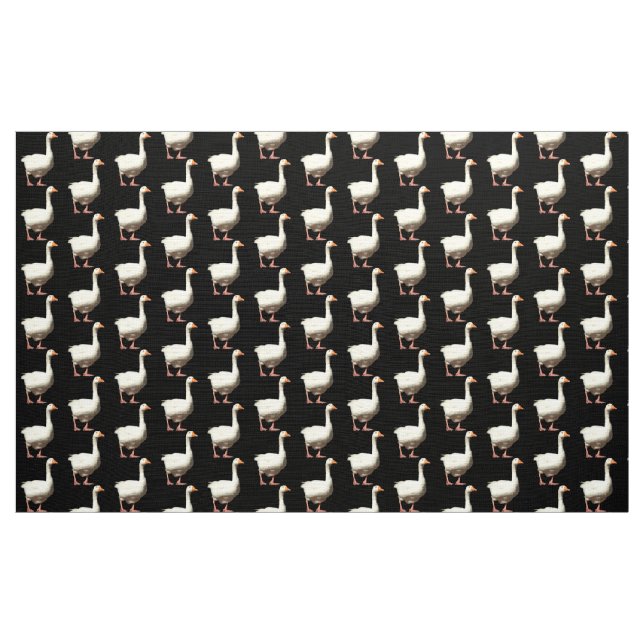 Tela Cabeza blanca - Negro (Yarda)