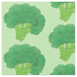 Tela Cabeza verde de Broccoli Veggie Vegetable Jardín