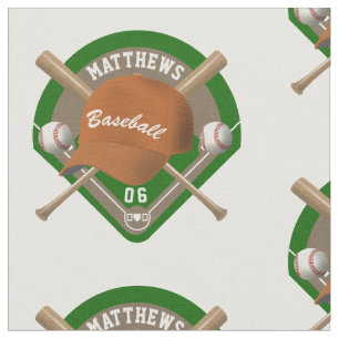 Tela Cabo de béisbol Bats Diamante Nombre Personalizad