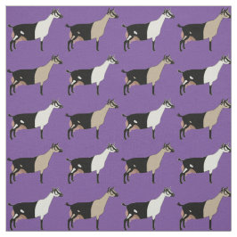 Tela Cabras lecheras alpinas en morado