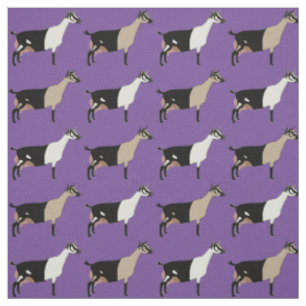 Tela Cabras lecheras alpinas en morado