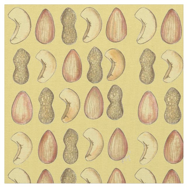 Tela Cacahuetes de cacahuete Almends Comida de nueces m (De cerca)