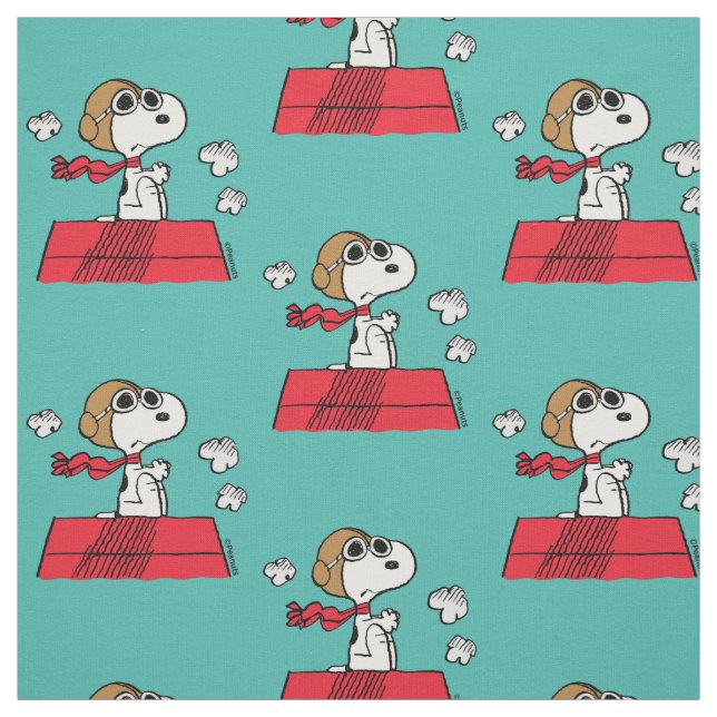 Tela Cacahuetes | Snoopy el As Piloto (Retal)