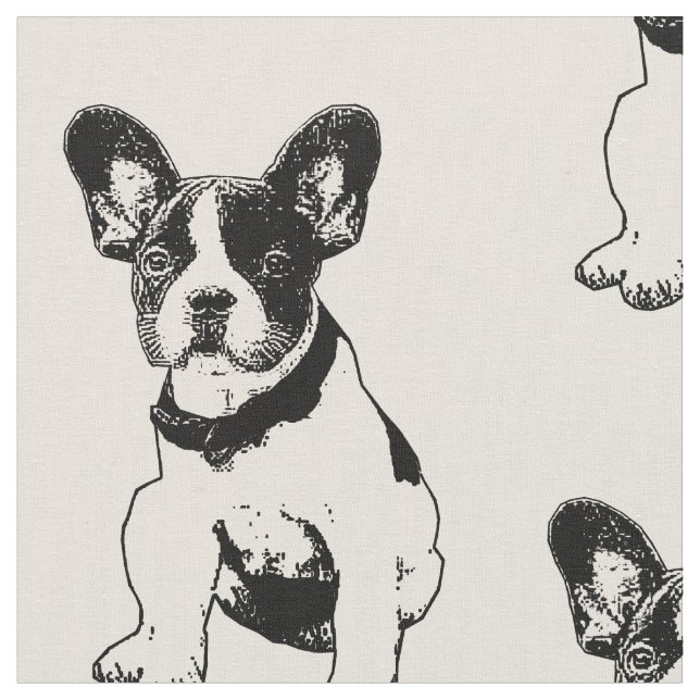 Tela Cachorro de Bulldog francés (De cerca)