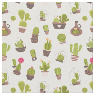 Tela Cactus acuarela