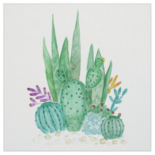 Tela Cactus, acuarela