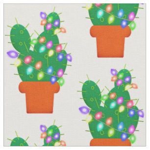 Tela cactus christmas