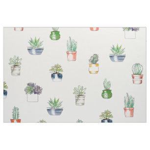 Tela Cactus en plantadores patrón sin soldadura