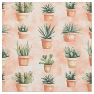 Tela Cactus en Terra Cotta
