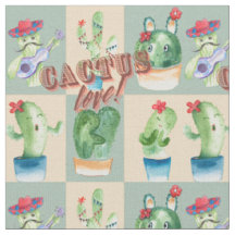 cactus love - acuarela, diseño con cactus y t