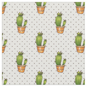 Tela Cactus y modelo de punto suculento de Polk
