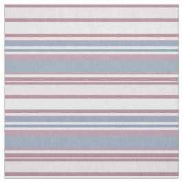 Tela Cadet Grey and Desaturated Rose Stripes