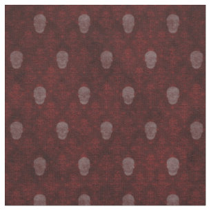 Tela Caer en rojo las Skulls victorianas