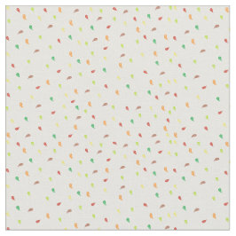 Tela Caer hojas tejidos - blanco