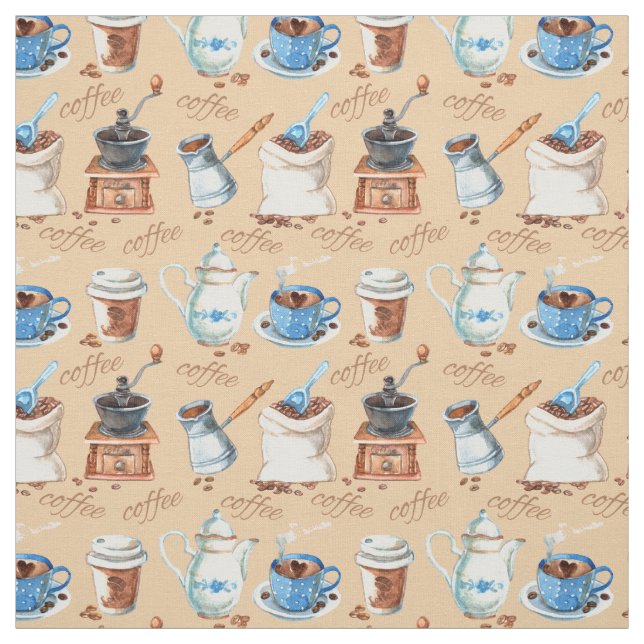 Tela Café acuarela (Retal)