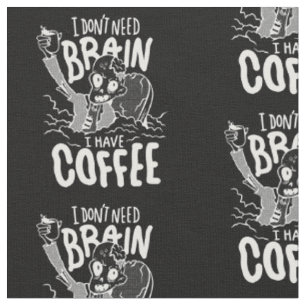 Tela café de halloween blanco bebiendo zombie