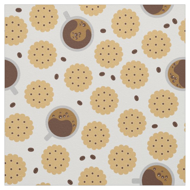 Tela Café y cookies (Retal)