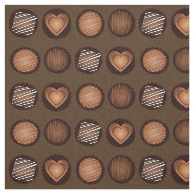 Tela Caja de chocolate El día de San Valentín mate (Retal)