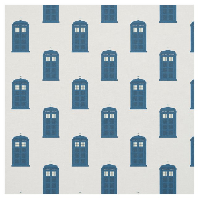 Tela Caja de llamada británica de policía (Retal)