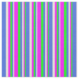 Tela cal, fucsia, beige y azul real