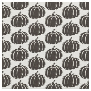 Tela Calabaza negra - Halloween festivo y caída de cose