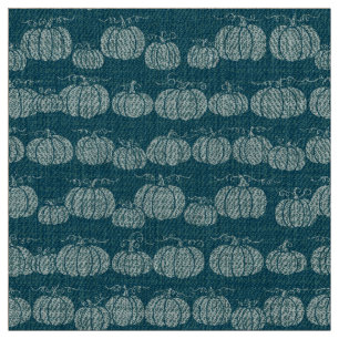 Tela Calabaza Pathe Stripe - Teal Tonal