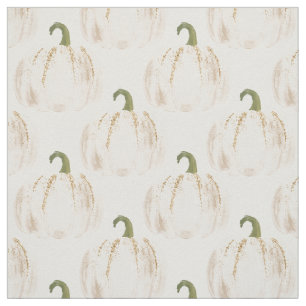 Tela Calabazas blancas de otoño