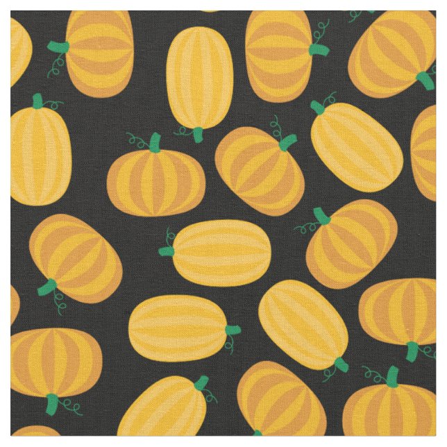 Tela Calabazas Otoño Halloween (De cerca)