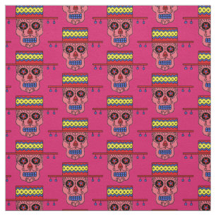 Tela Calavera de azúcar gaucho