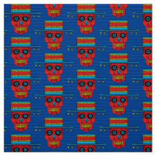 Tela Calavera de azúcar gaucho