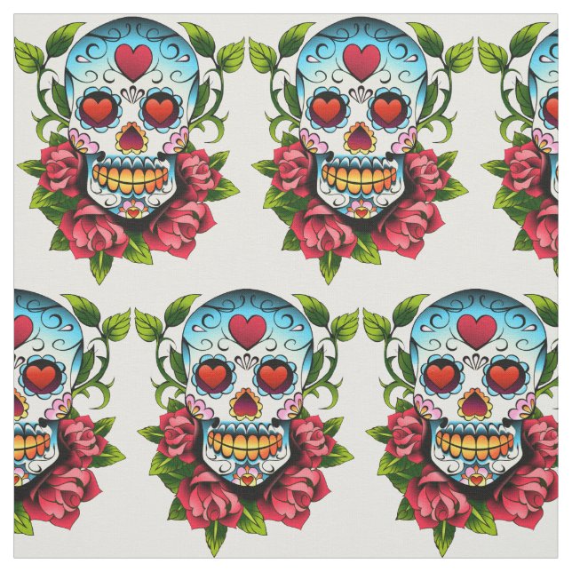 Tela Calaveras de Azúcar (Retal)