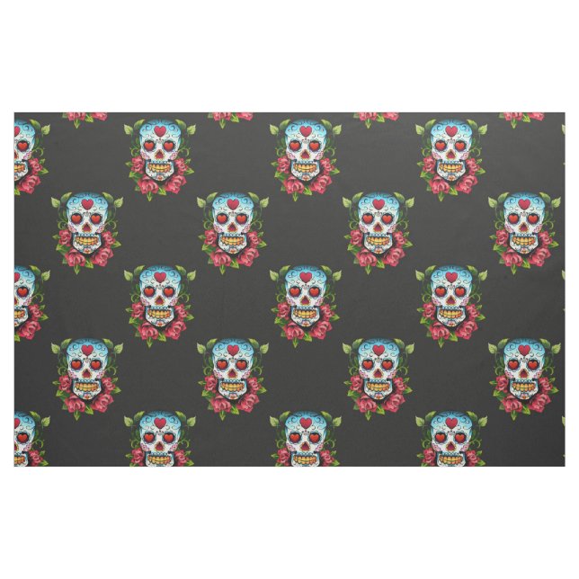 Tela Calaveras de Azúcar (Yarda)