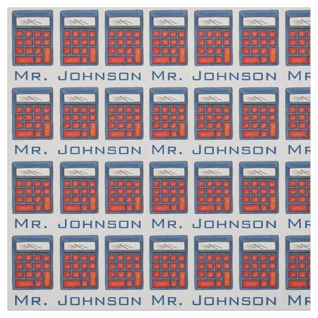 Tela Calculadora de la escuela de matemáticas personali (Retal)