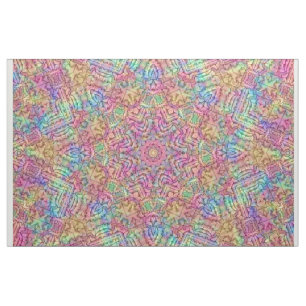 Tela Caleidoscopio del fractal del vintage del color de