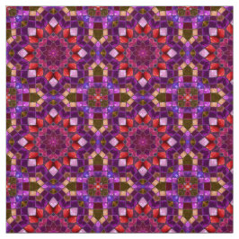 Tela Caleidoscopio púrpura del fractal del vintage del