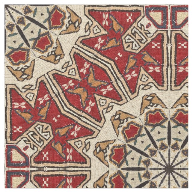 Tela Caleidoscopio turco de la alfombra (De cerca)