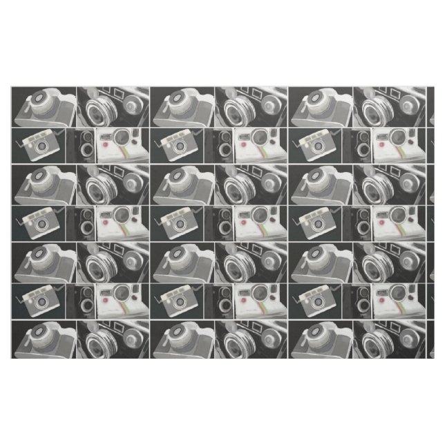 Tela Cámaras de las cámaras de las cámaras ("Cuarto gordo" (fat quarter))