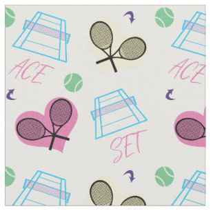 Tela Camas de tenis y pistas de tenis