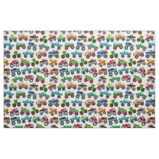 Tela Camión monster repite textil