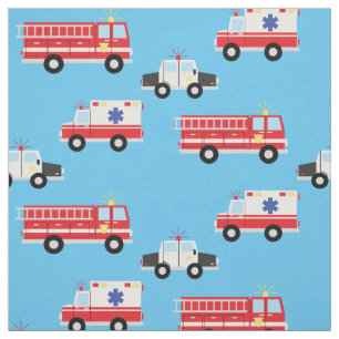 Tela Camiones de bomberos ambulancia policial redujo em