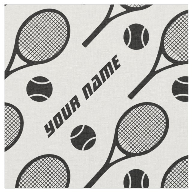 Tela Camisas negras de tenis - personalizable! (De cerca)