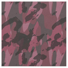 Tela Camo abstracto de color malva oscuro