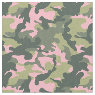 Tela Camo rosa y verde