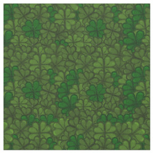 Tela Campo de Shamrocks Patrón de Arte Digital St Patro