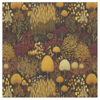 Tela Campos de otoño al anochecer