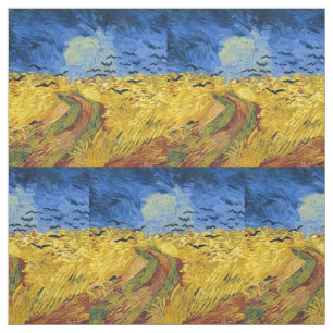 Tela Campos de trigo de Van Gogh pintura impresionista